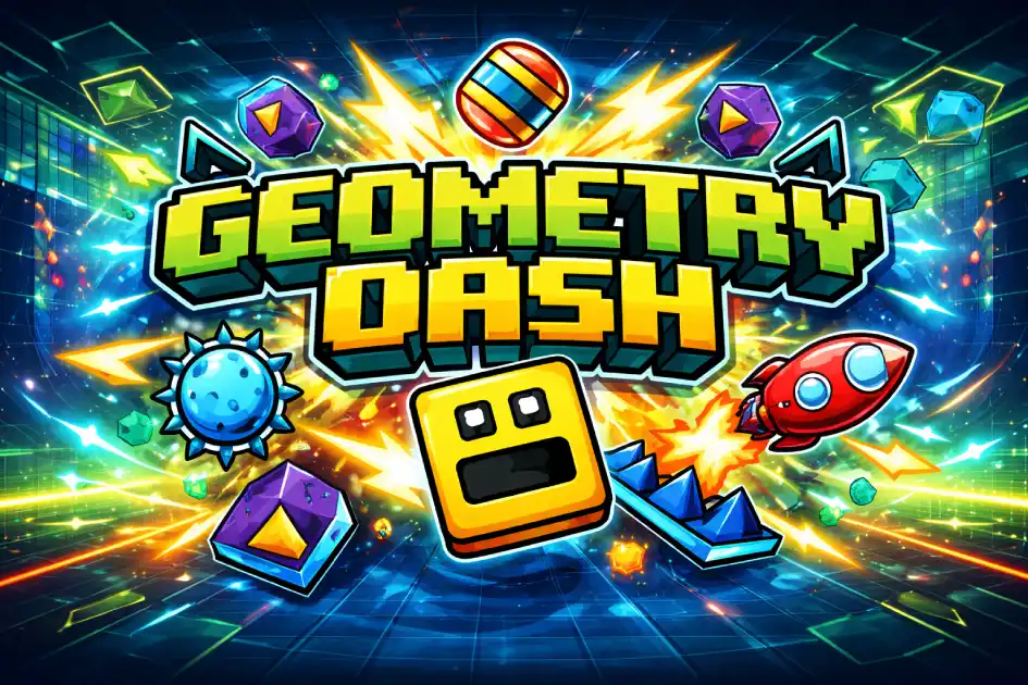 Play Geometry Dash Online for free